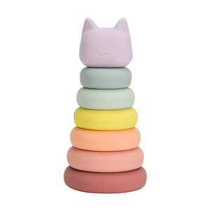 Silicone Stackable - Cat