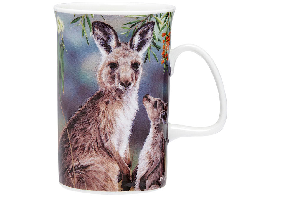 Australian Fauna Kangaroo and Joey Mug