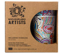 Load image into Gallery viewer, Melamine Tumbler Set 4 - Judy Watson