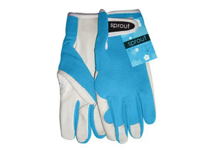 Sprout Goatskin Gloves - Aqua